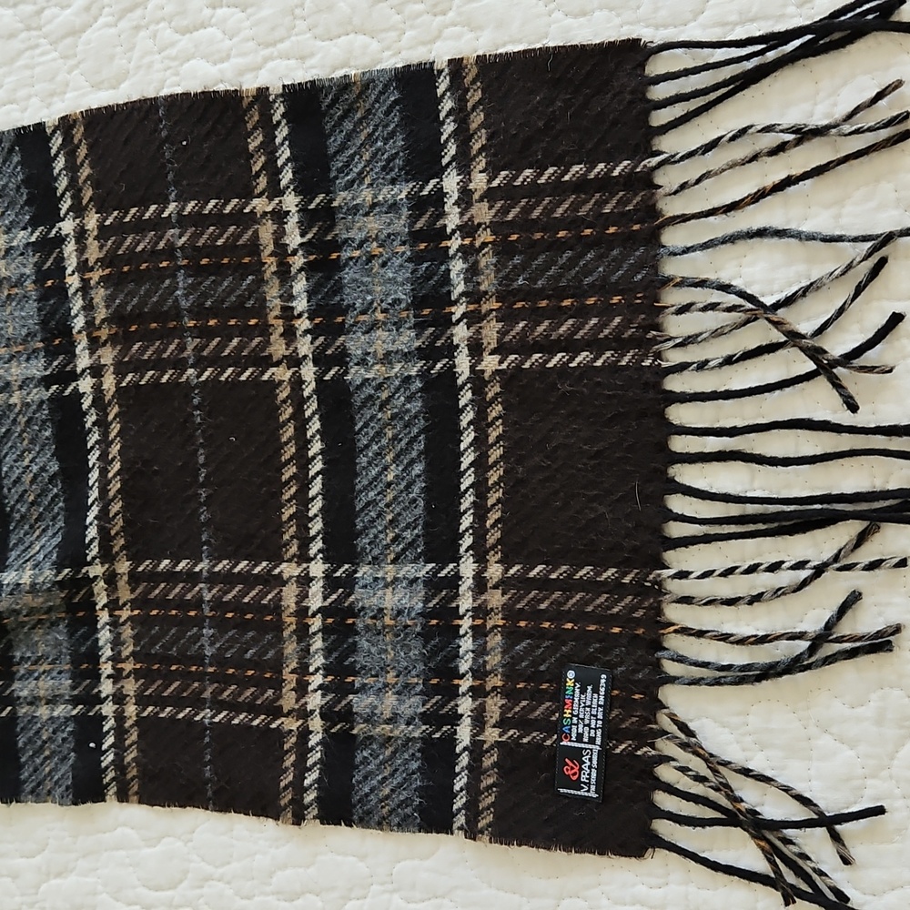🧣HP🧣V.FRAAS Men's CASHMINK Scarf - Picture 5 of 8